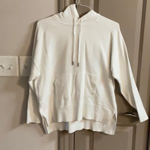 Tommy Bahama Hooded Sweater with front pocket in white